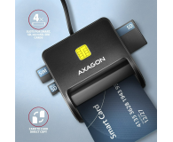 Axagon CRE-SM3SD 4-slot Smart card FlatReader czytnik - 1485437 - zdjęcie 3